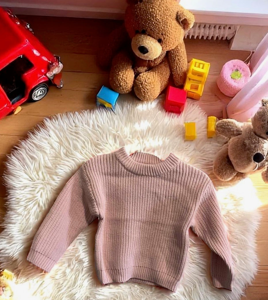 Knit Jumper 0-3 months Pink