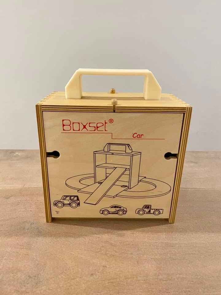 Wooden Travel Playset Cars