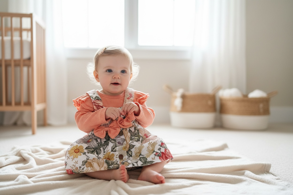 Peachy Dress Set