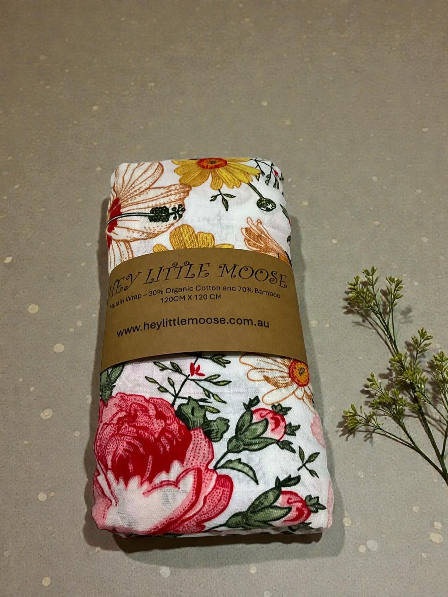 Muslin Wrap Floral 1