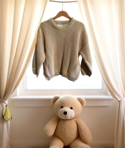 Knit Jumper 0-3 months Sand