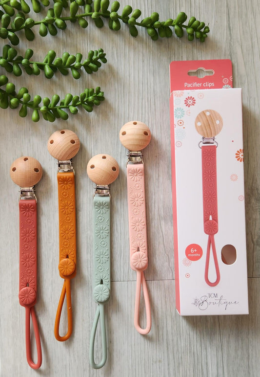 2 pack Dummy Clips Floral