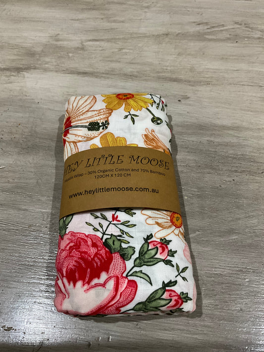 Muslin Wrap Floral 1