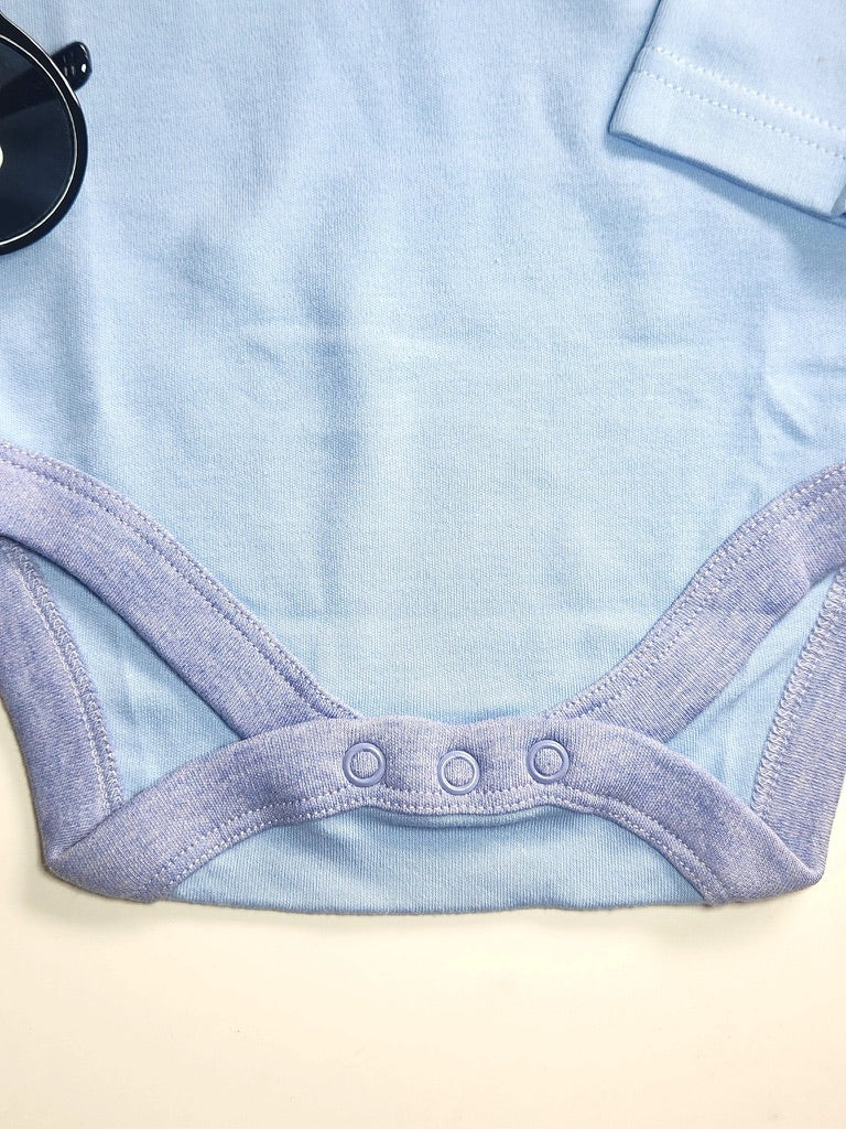 Long Sleeve Lets Play Light Blue