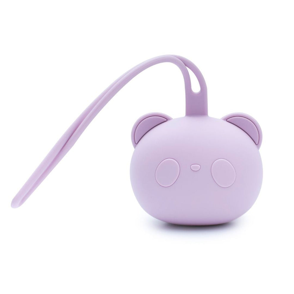 Bear Silicone Dummy Case Lilac
