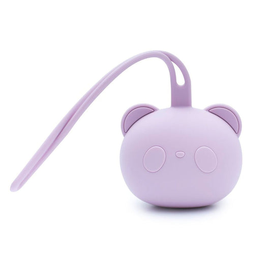 Bear Silicone Dummy Case Lilac