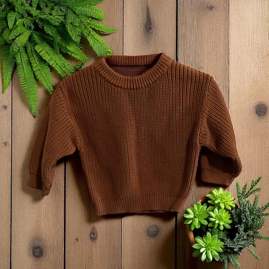 Knit Jumper 0-3 months Brown