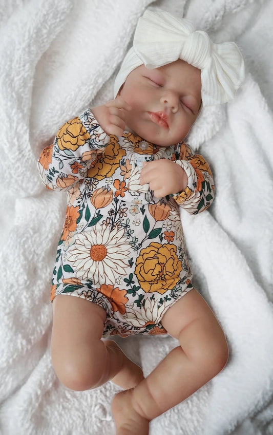 Organic Floral Bodysuit