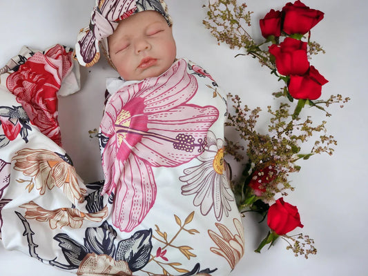 Floral Stretch Swaddle