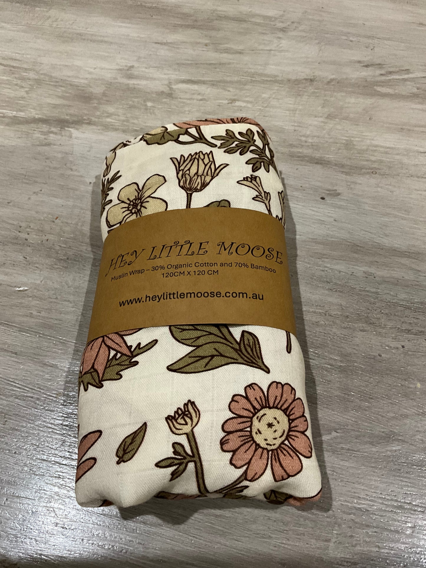 Muslin Wrap Floral 3