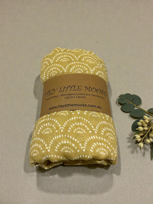 Muslin Wrap Sand Dot Rainbows