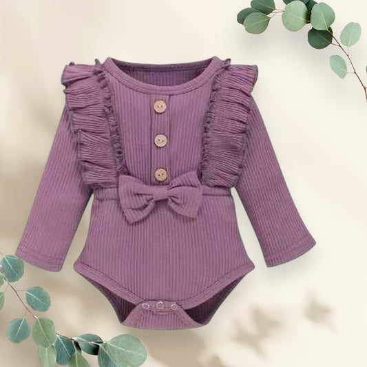 Frilled Bodysuit Lilac