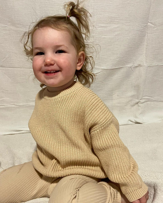 Knit Jumpers Light Tan