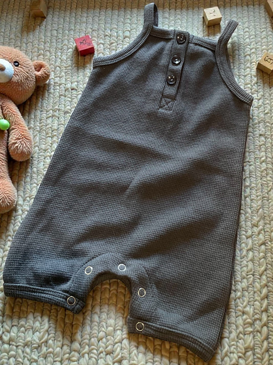 Sleveless Romper Blue Grey