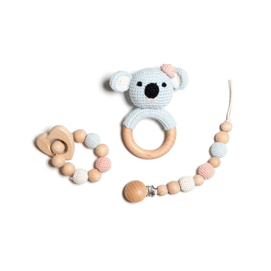 Rattles and Dummy Chain set Koala