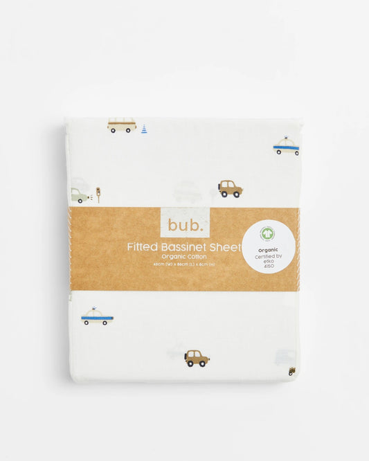 Fitted Bassinet Sheets Cars
