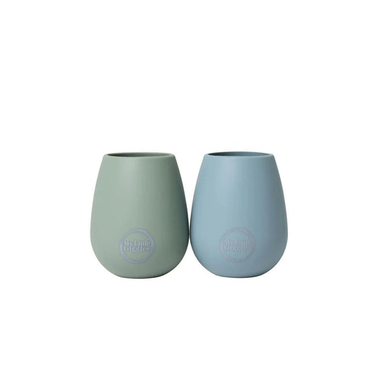 Silicone Tumblers 2 pack Sage and Ether