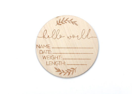 Announcement or Keepsake Discs Various