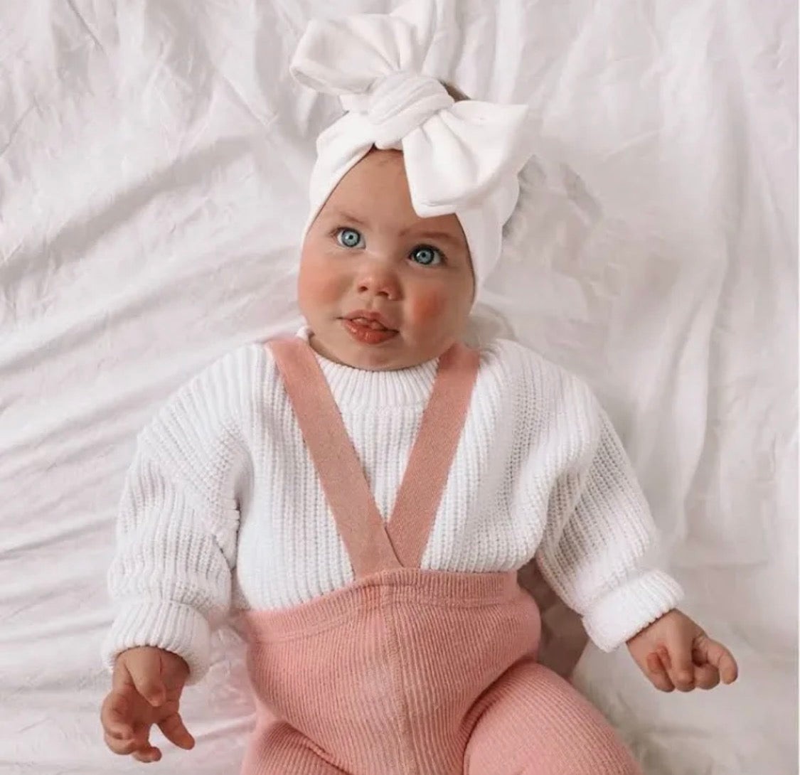 Knit Jumper 0-3 months White