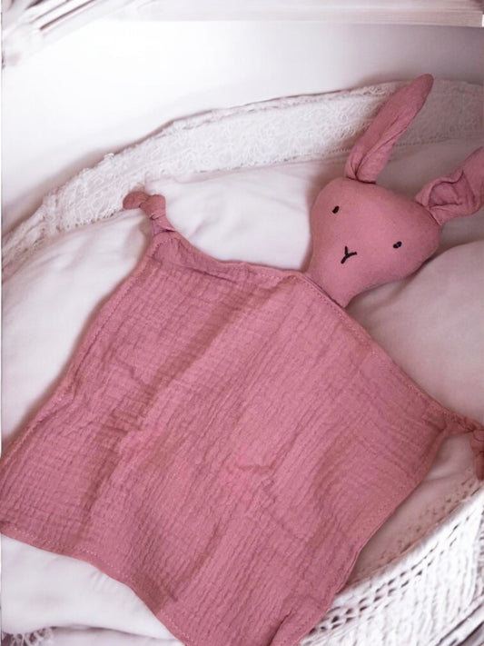 Comforter toy Pink Bunny