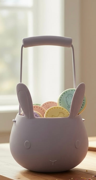Bunny Basket | Reusable Silicone Easter Basket for Kids