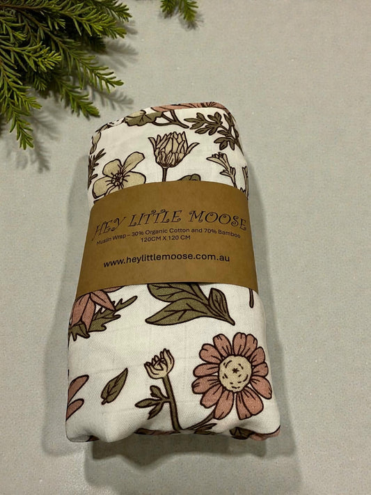 Muslin Wrap Floral 3