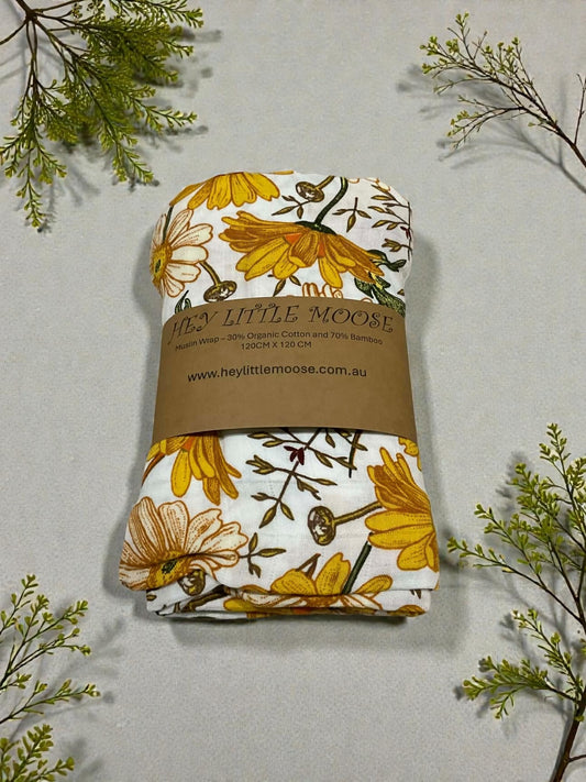 Muslin Wrap Floral 2